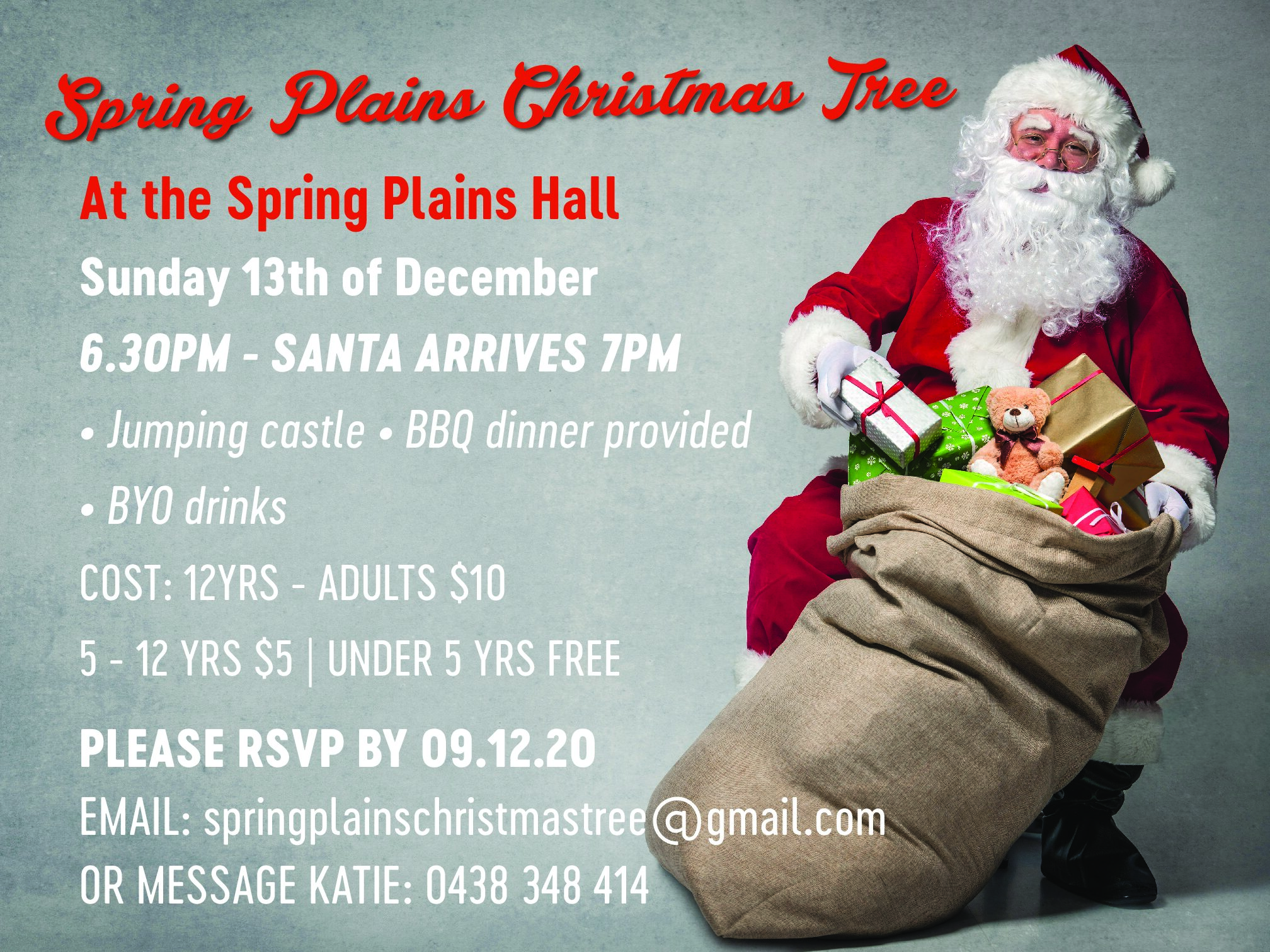 Spring Plains Christmas Tree invite